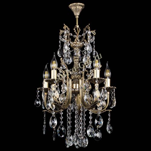 Люстра бронзовая Матильда №5/3 Баден в Ижевске Гусь Хрустальный