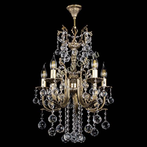 Люстра бронзовая Матильда №5/3 Шар в Ижевске Гусь Хрустальный