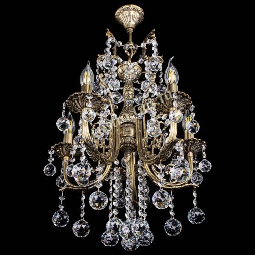 Люстра бронзовая Матильда №5/3 Шар в Ижевске Гусь Хрустальный