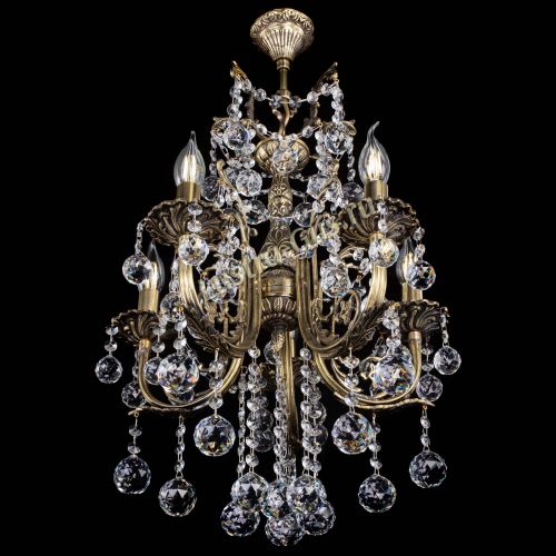 Люстра бронзовая Матильда №5/3 Шар в Ижевске Гусь Хрустальный