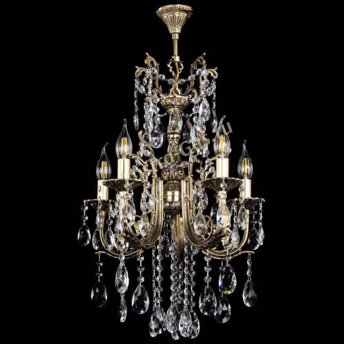 Люстра бронзовая Матильда №5/3 Журавлик в Ижевске Гусь Хрустальный