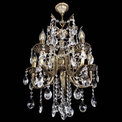 Люстра бронзовая Матильда №5/3 Журавлик в Ижевске Гусь Хрустальный