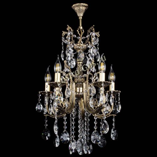 Люстра бронзовая Матильда №5/3 Звездочка в Ижевске Гусь Хрустальный