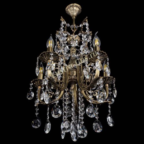 Люстра бронзовая Матильда №5/3 Звездочка в Ижевске Гусь Хрустальный