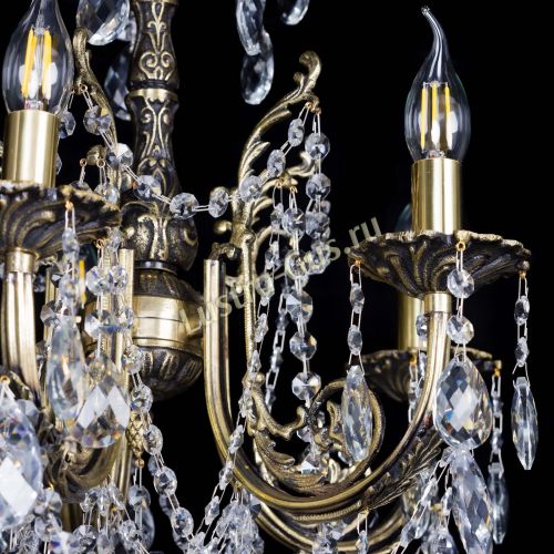 Люстра бронзовая Матильда №5 Баден в Ижевске Гусь Хрустальный