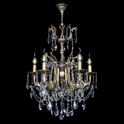 Люстра бронзовая Матильда №5 Лучик в Ижевске Гусь Хрустальный