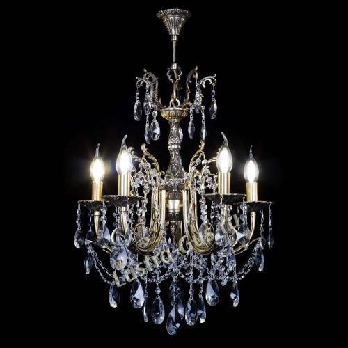 Люстра бронзовая Матильда №5 Лучик в Ижевске Гусь Хрустальный