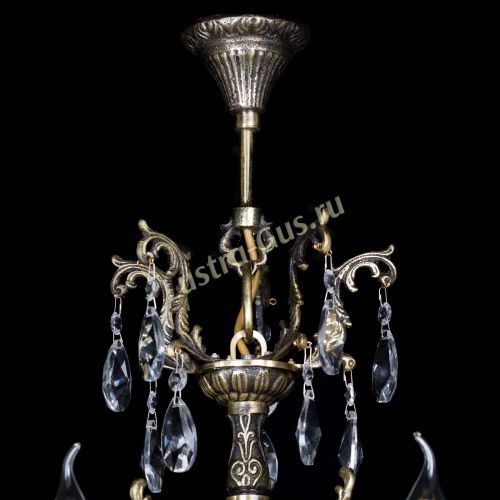 Люстра бронзовая Матильда №5 Лучик в Ижевске Гусь Хрустальный