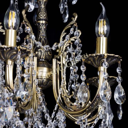 Люстра бронзовая Матильда №5 Лучик в Ижевске Гусь Хрустальный