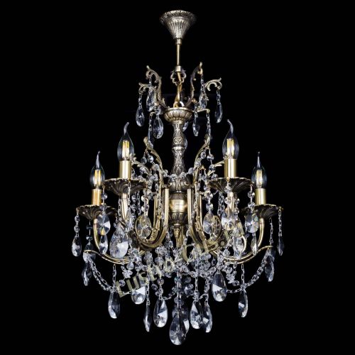 Люстра бронзовая Матильда №5 Лучик в Ижевске Гусь Хрустальный