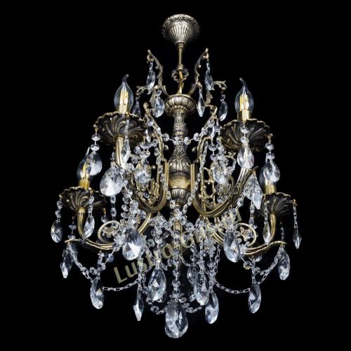 Люстра бронзовая Матильда №5 Лучик в Ижевске Гусь Хрустальный