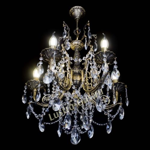 Люстра бронзовая Матильда №5 Лучик в Ижевске Гусь Хрустальный