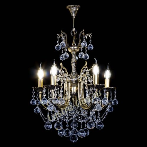 Люстра бронзовая Матильда №5 Шар в Ижевске Гусь Хрустальный