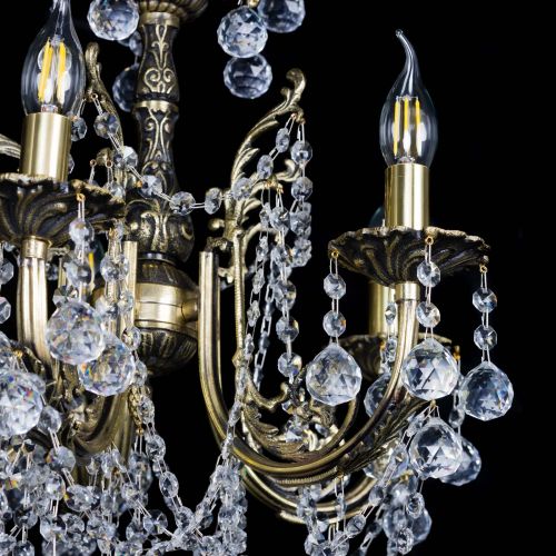 Люстра бронзовая Матильда №5 Шар в Ижевске Гусь Хрустальный