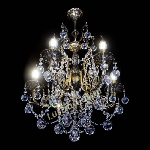 Люстра бронзовая Матильда №5 Шар в Ижевске Гусь Хрустальный