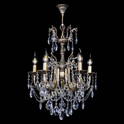 Люстра бронзовая Матильда №5 Журавлик в Ижевске Гусь Хрустальный