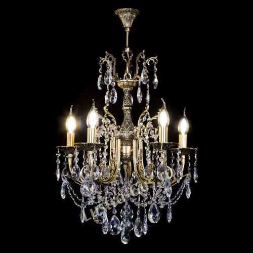 Люстра бронзовая Матильда №5 Журавлик в Ижевске Гусь Хрустальный