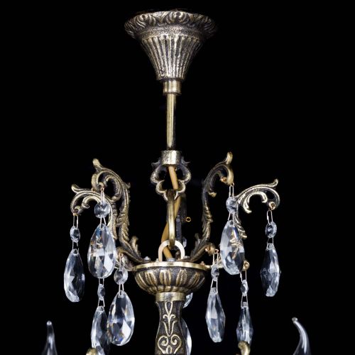 Люстра бронзовая Матильда №5 Журавлик в Ижевске Гусь Хрустальный