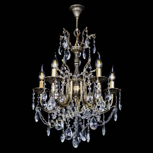 Люстра бронзовая Матильда №5 Журавлик в Ижевске Гусь Хрустальный