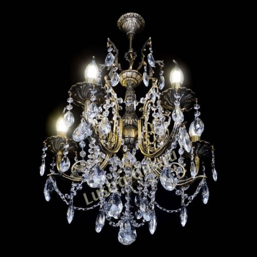 Люстра бронзовая Матильда №5 Журавлик в Ижевске Гусь Хрустальный