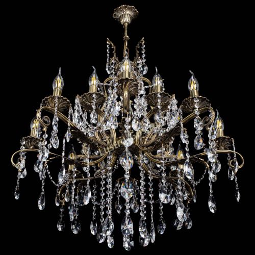 Люстра бронзовая Мелания №12/2 лучик в Ижевске Гусь Хрустальный