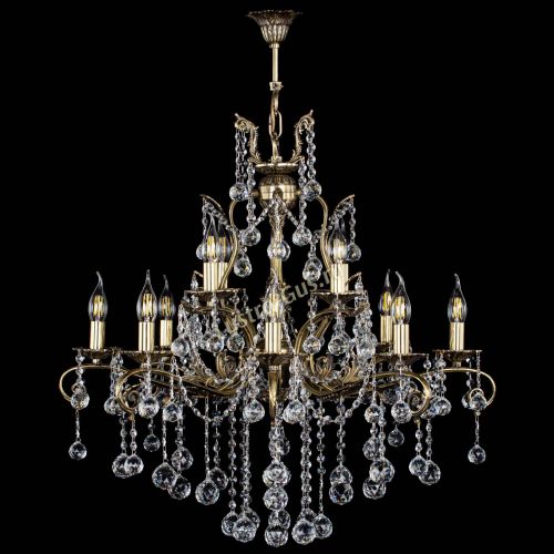 Люстра бронзовая Мелания №12/2 шар в Ижевске Люстра бронзовая Мелания №12/2 шар в Ижевске