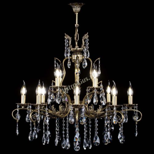 Люстра бронзовая Мелания №12/1 лучик в Ижевске Гусь Хрустальный