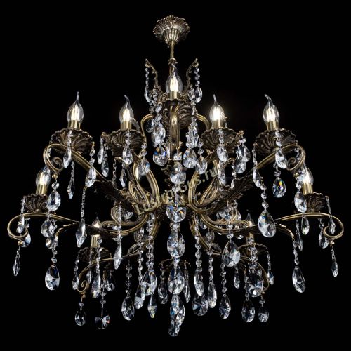 Люстра бронзовая Мелания №12/1 лучик в Ижевске Гусь Хрустальный