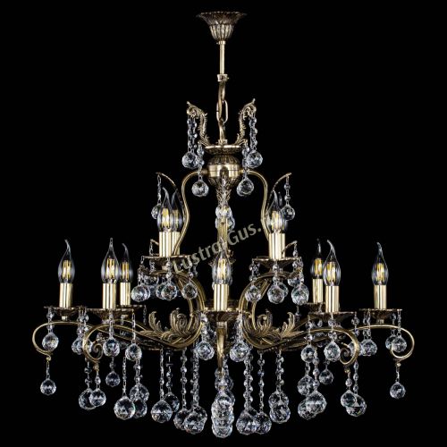 Люстра бронзовая Мелания №12/1 шар в Ижевске Люстра бронзовая Мелания №12/1 шар в Ижевске