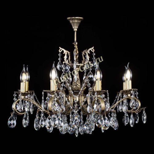 Люстра бронзовая Милана №1 баден в Ижевске Гусь Хрустальный