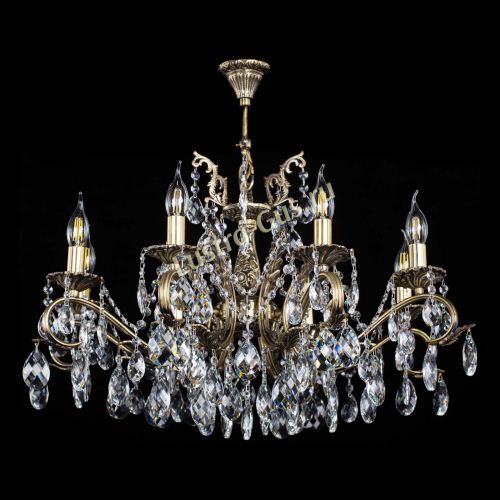 Люстра бронзовая Милана №1 баден в Ижевске Гусь Хрустальный