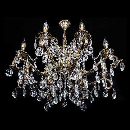 Люстра бронзовая Милана №1 баден в Ижевске Гусь Хрустальный