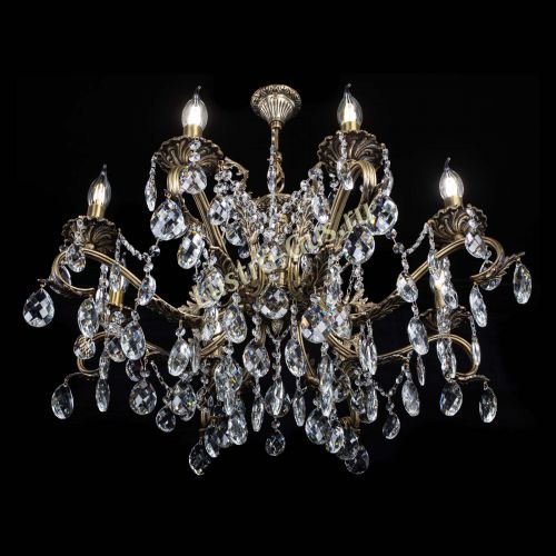 Люстра бронзовая Милана №1 баден в Ижевске Гусь Хрустальный