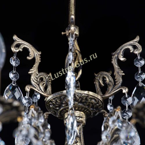 Люстра бронзовая Милана №1 баден в Ижевске Гусь Хрустальный