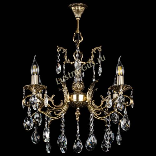Люстра бронзовая Милана №4/2 баден в Ижевске Гусь Хрустальный