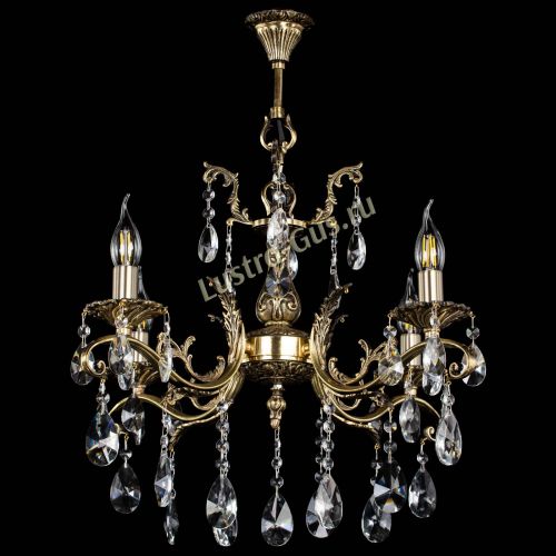 Люстра бронзовая Милана №4/2 лучик в Ижевске Гусь Хрустальный