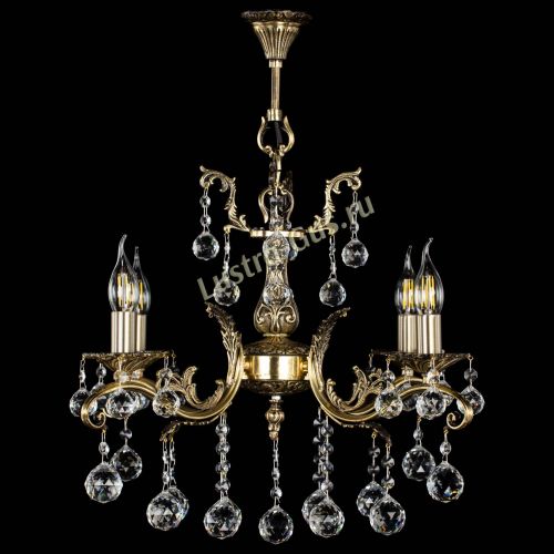 Люстра бронзовая Милана №4/2 шар в Ижевске Гусь Хрустальный