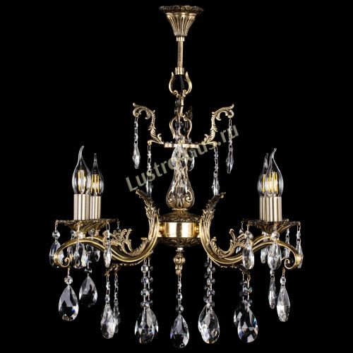 Люстра бронзовая Милана №4/2 журавлик в Ижевске Гусь Хрустальный