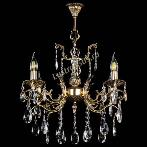 Люстра бронзовая Милана №4/2 журавлик в Ижевске Гусь Хрустальный