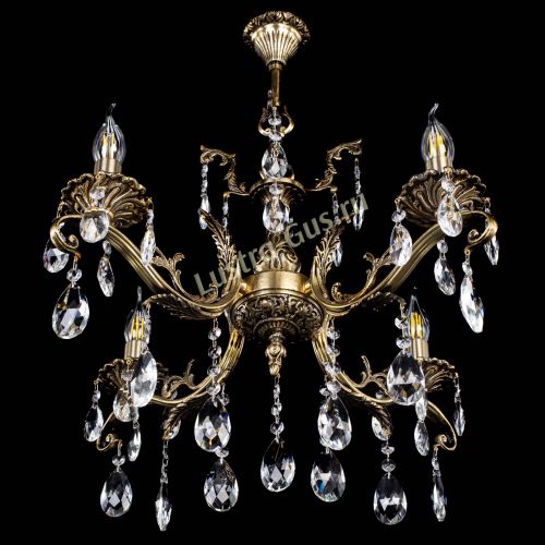 Люстра бронзовая Милана №4/2 журавлик в Ижевске Гусь Хрустальный