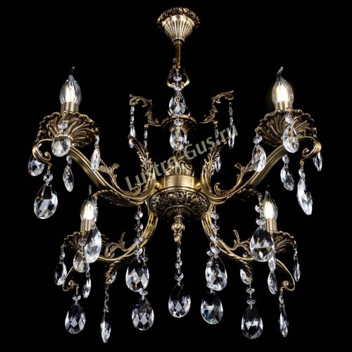 Люстра бронзовая Милана №4/2 журавлик в Ижевске Гусь Хрустальный