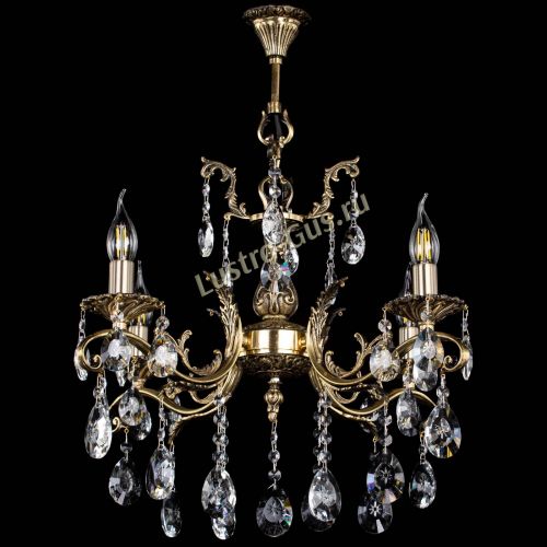 Люстра бронзовая Милана №4/2 звездочка в Ижевске Гусь Хрустальный