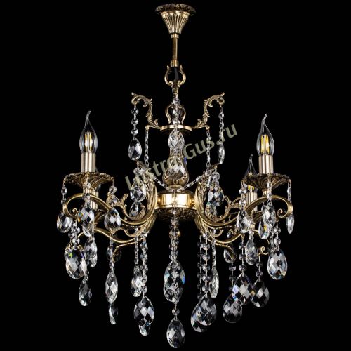 Люстра бронзовая Милана №4 баден в Ижевске Гусь Хрустальный