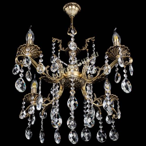 Люстра бронзовая Милана №4 баден в Ижевске Гусь Хрустальный