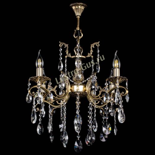 Люстра бронзовая Милана №4 лучик в Ижевске Гусь Хрустальный