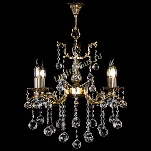 Люстра бронзовая Милана №4 шар в Ижевске Гусь Хрустальный