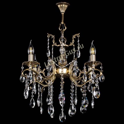 Люстра бронзовая Милана №4 журавлик в Ижевске Гусь Хрустальный