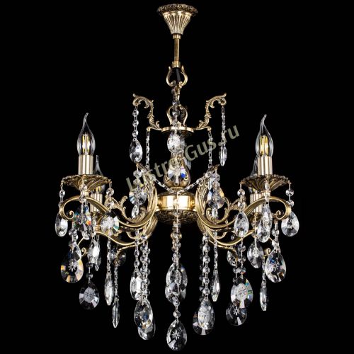 Люстра бронзовая Милана №4 звездочка в Ижевске Гусь Хрустальный