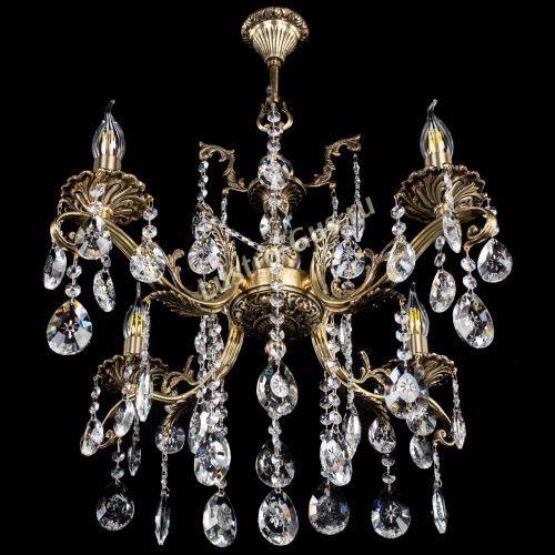 Люстра бронзовая Милана №4 звездочка в Ижевске Гусь Хрустальный