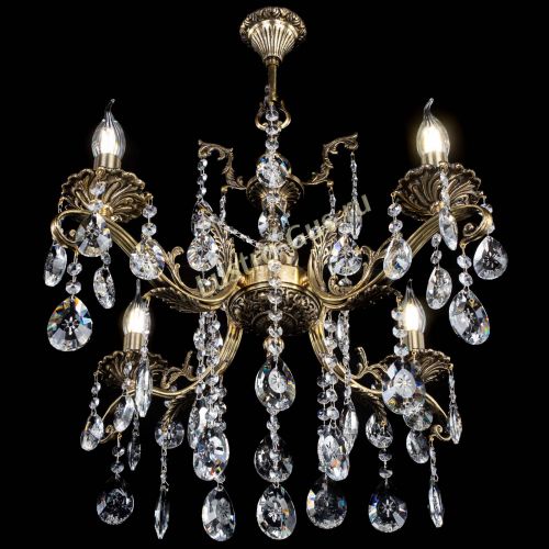 Люстра бронзовая Милана №4 звездочка в Ижевске Гусь Хрустальный